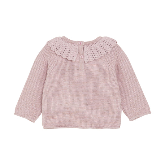 Pullover Knit Cardigan // Dawn Pink