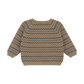 Patterned sweater on a white background