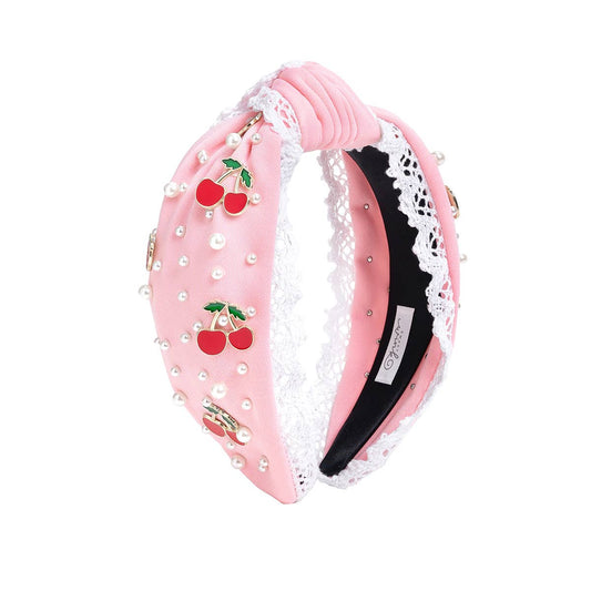 Berry Gemstone Headband - Kids Hair Accessories - Spring