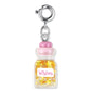 bottle charm with 'Wishes' label and yellow stars