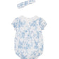 Blue Floral Bubble