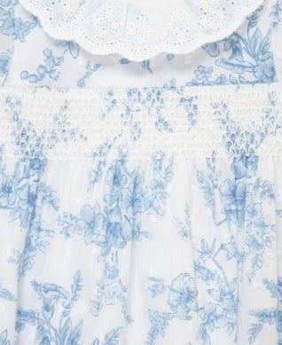 Blue Floral Bubble