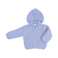 Chenille Hooded Jacket // Dusty Blue