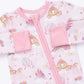 Convertible Romper //Princess Unicorns And Castle