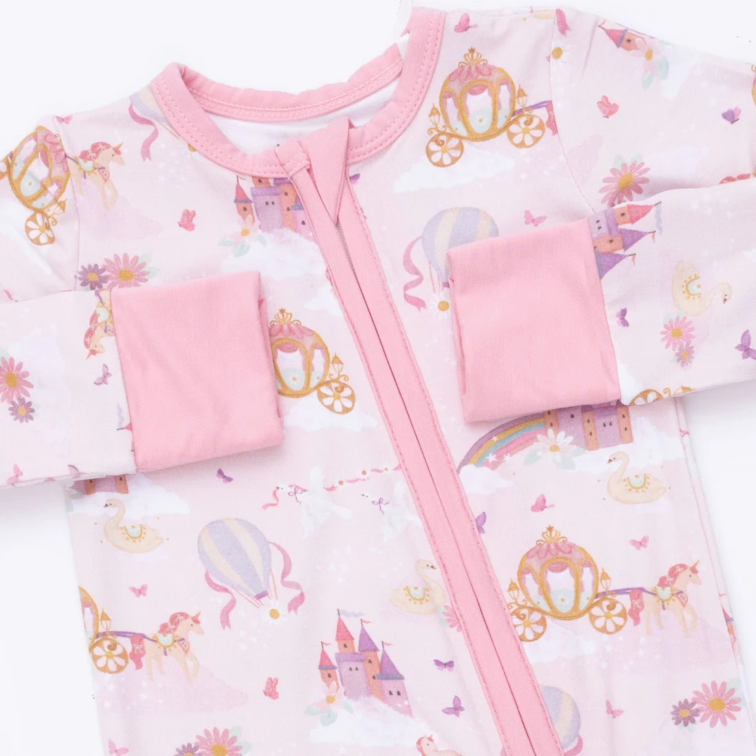 Convertible Romper //Princess Unicorns And Castle