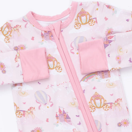 Convertible Romper //Princess Unicorns And Castle