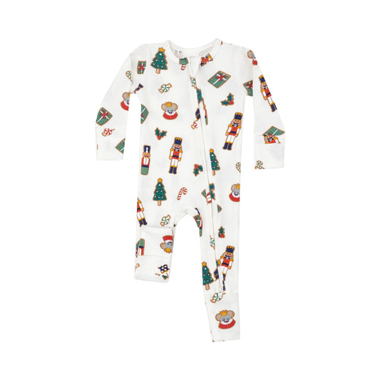 2 Way Zipper Romper // Nutcracker Christmas Cookie