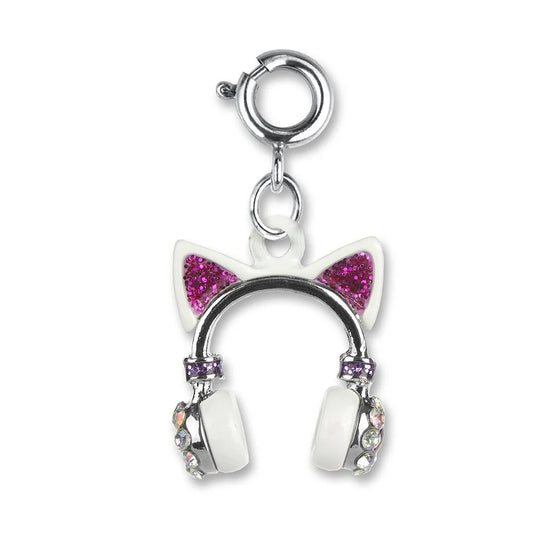 Charm with cat ears and headphones 
