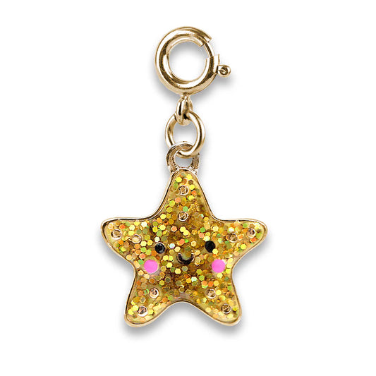 Gold Glitter Starfish