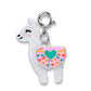 Llama-shaped charm with colorful details 
