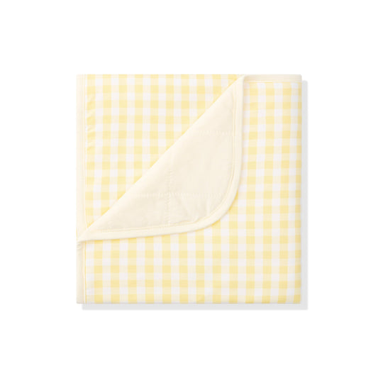 Baby Blanket // Gingham Chamomile