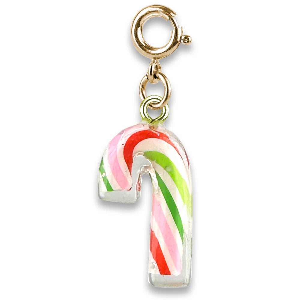 colorful candy cane charm