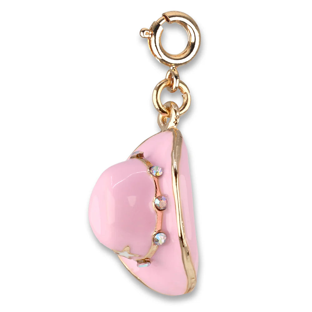 Gold Cowboy Hat Charm