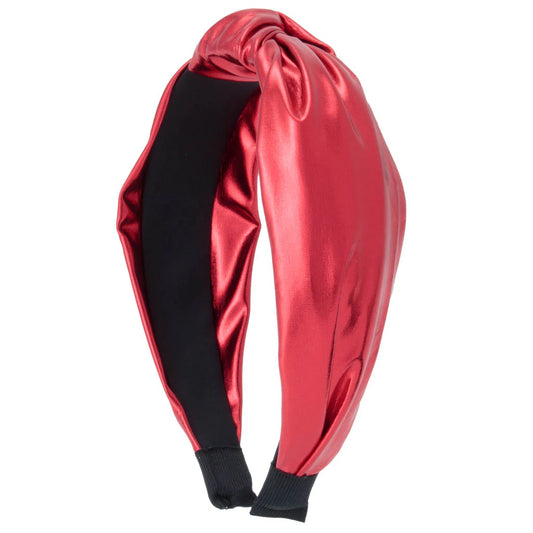 Metallic Top Knot Headband