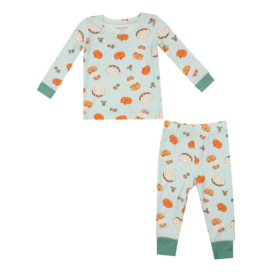 Long Sleeve Pjs // Pumpkin Spice Latte