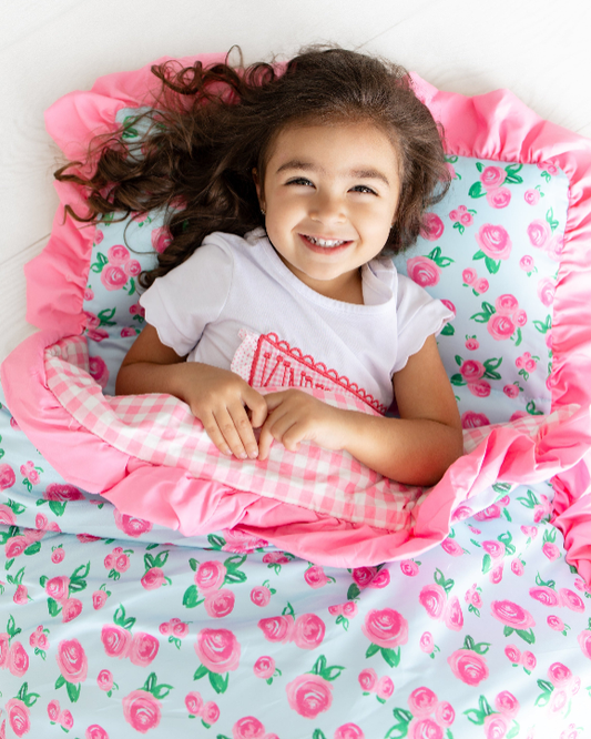 Girls Nap Mat - Watercolor Roses