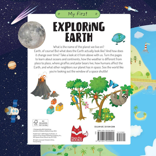 My First Exploring Earth - Layered Board Book for Kids