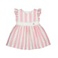 Pink and White Stripe Dress 1904-070