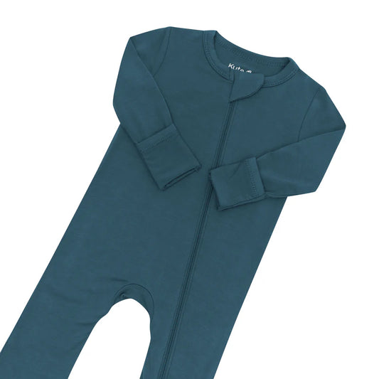 Bamboo Zipper Coverall // Atlantic