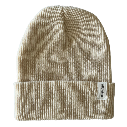 Wild Child Beanie // Cream