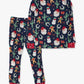 SoftSnooze™ Kids Bamboo Viscose Giddy Up Santa Western Christmas Long Sleeve Pajama Set