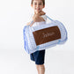 Boys Nap Mat - Blue Gingham