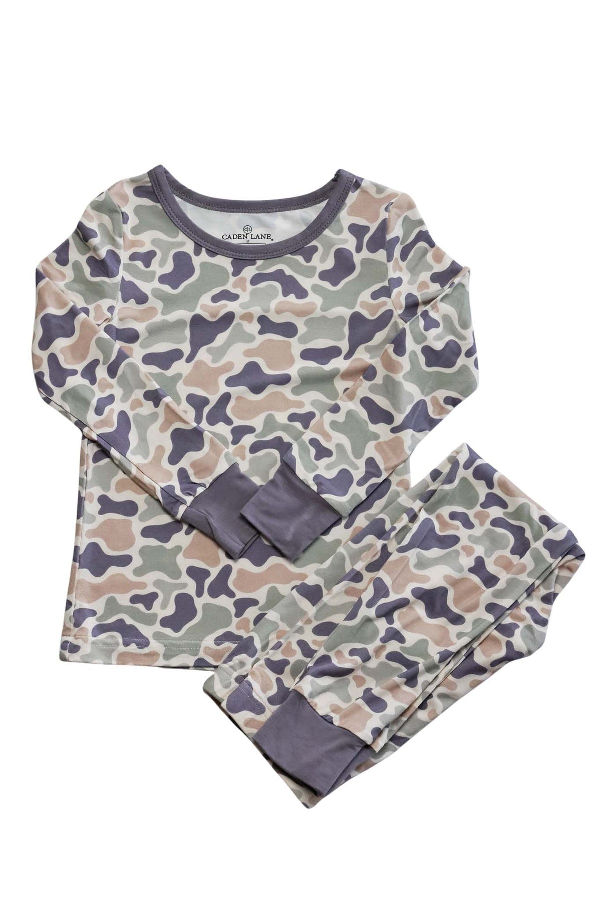 Two-Piece Bamboo Pajama Set | Camo Cutie