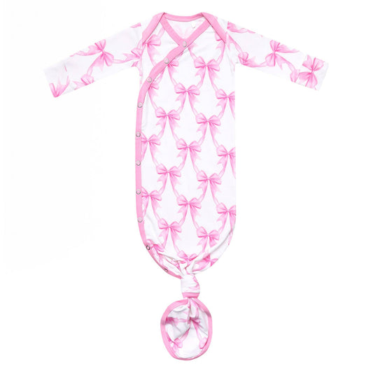 Newborn Knotted Gown // Bow My Gosh