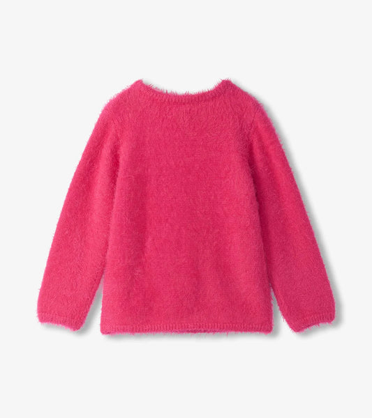 Feline Everywhere Sweater // Pink Yellow