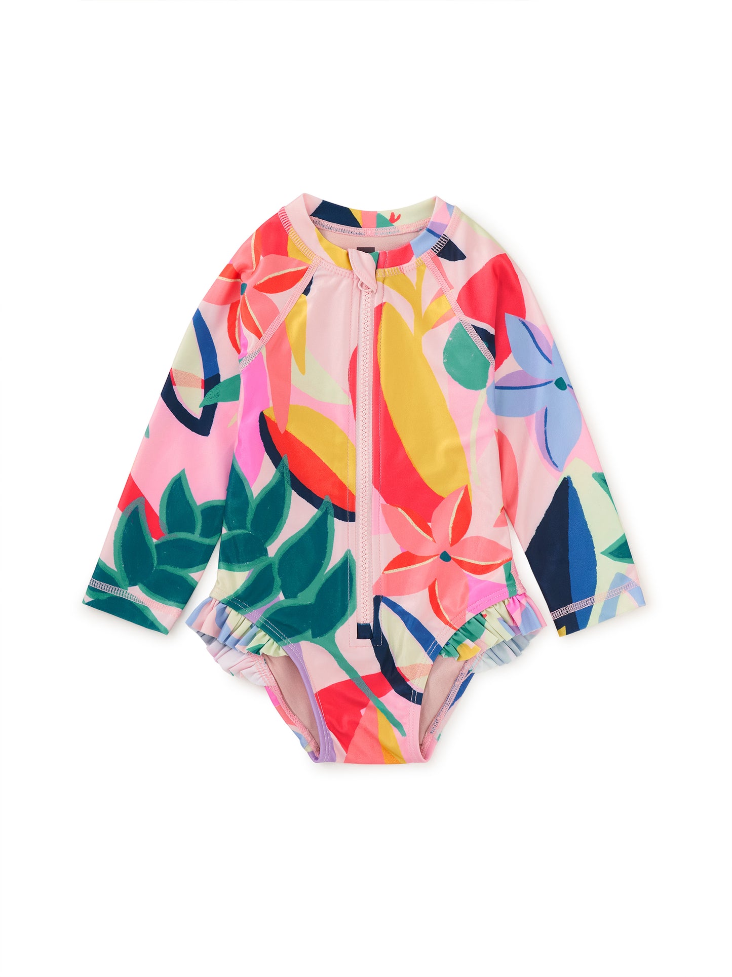 Parakeet Tropicalia Rashguard Baby Swimsuit