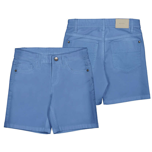 Ocean Blue Twill Shorts 204-47