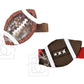 Football Ribbon Figure on Pinch Clip