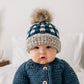 Atlantic Buffalo Check Pom Pom Beanie Hat Baby & Kids