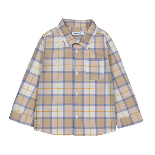Long Sleeve Checked Shirt // Cereal // 2109-92