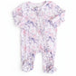 Leighton's Lavender Ruffle Zipper Footie