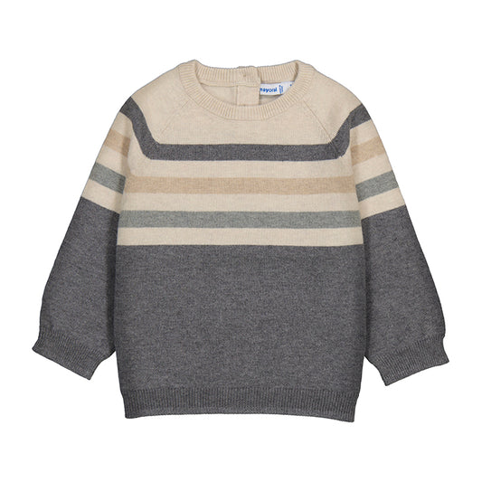 Colorblock Sweater // Graphite // 2342-11