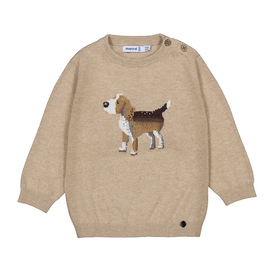 Dog Sweater // Beige // 2343-16