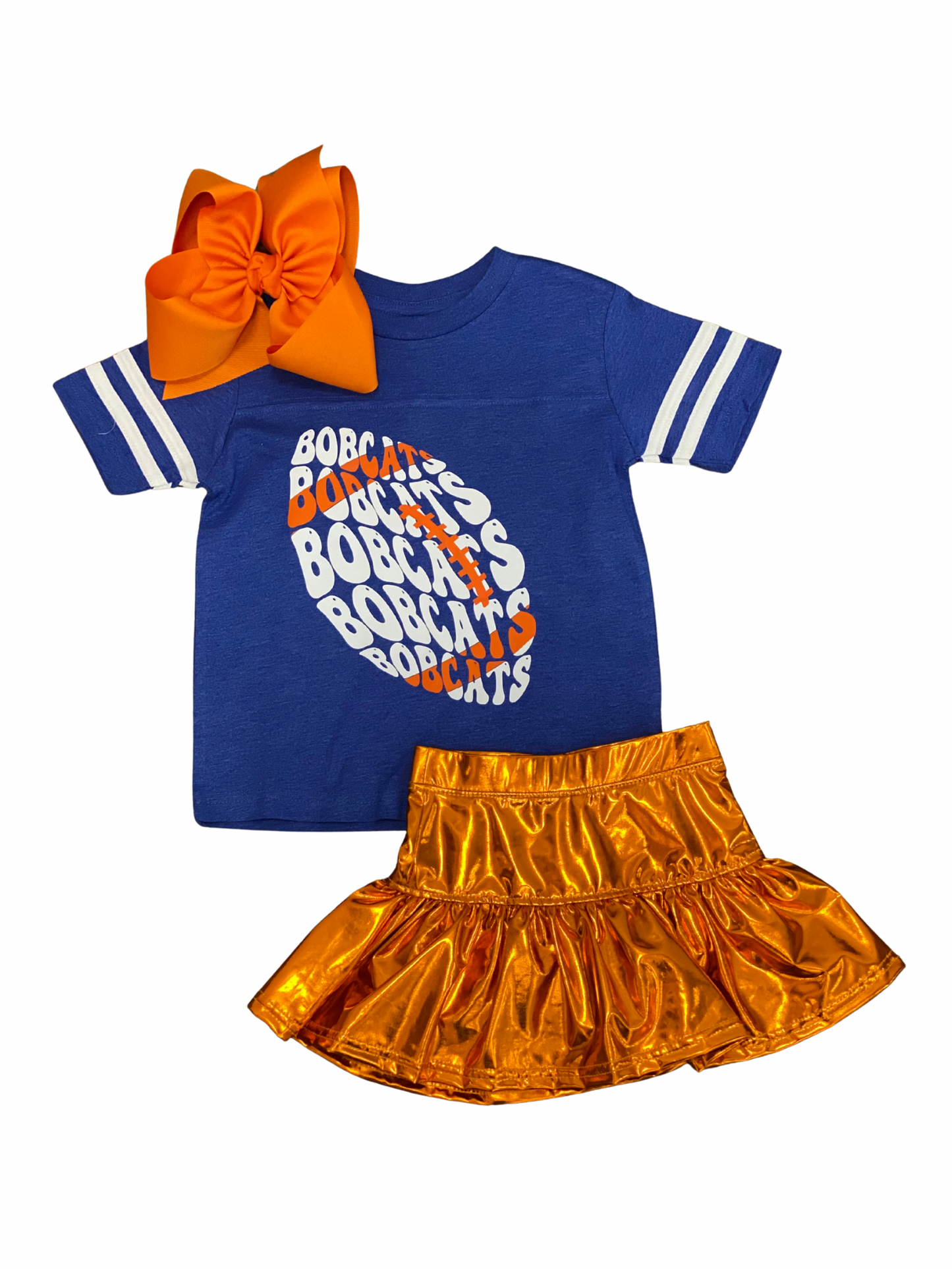 Bobcats Football Blue Varsity T-shirt