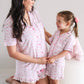 Girls' Two-Piece Short Lounge Set | Coquette Garden