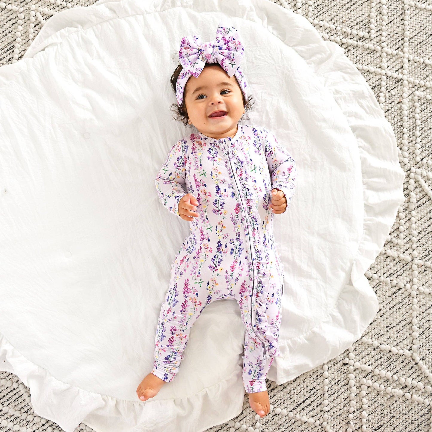 Avani Ruffle Zip Bamboo One Piece