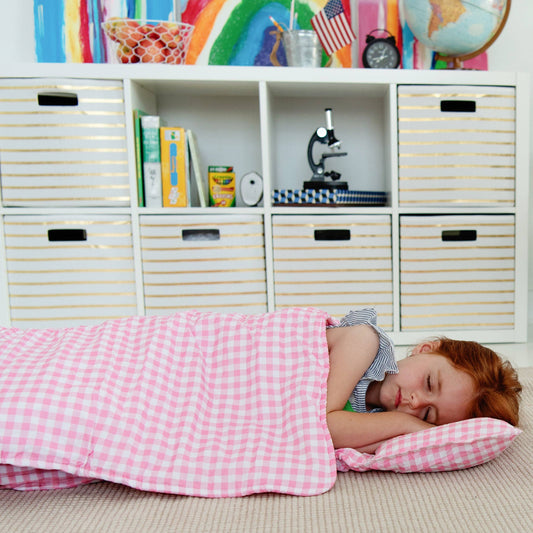 Nap Mat - Pink Gingham