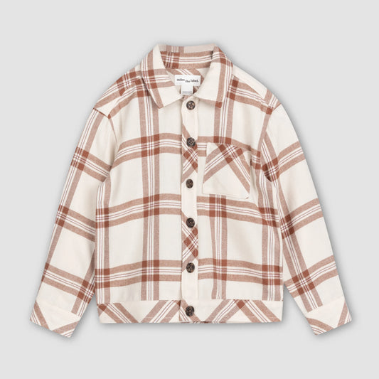 Copper Plaid Flannel