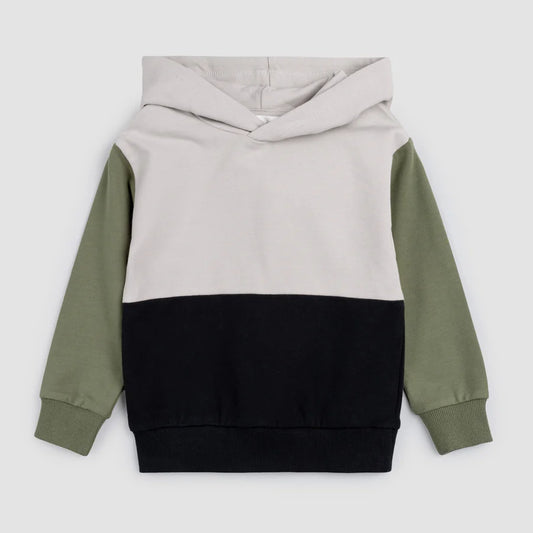 Color Block Sweatshirt and Jogger Set