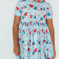Proudly Patriotic S/S Pocket Twirl Dress