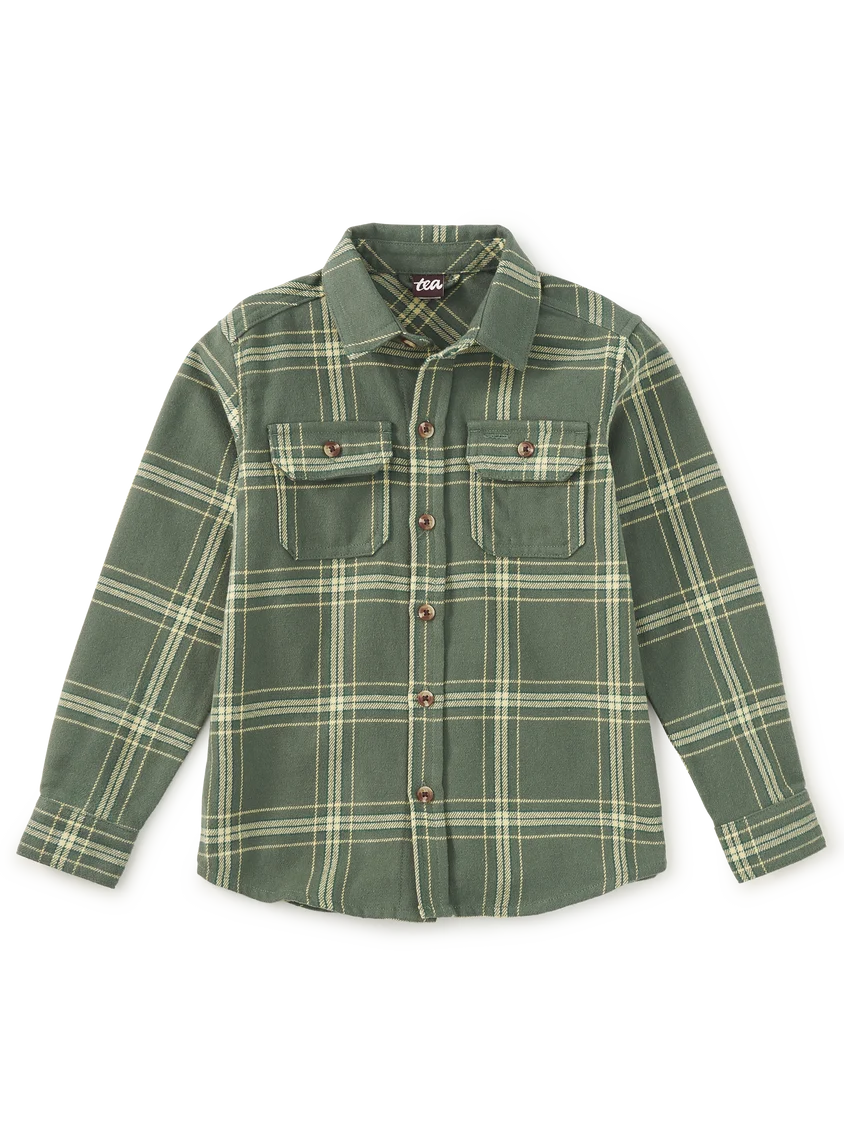 Flannel Button Down // Sherwood Plaid