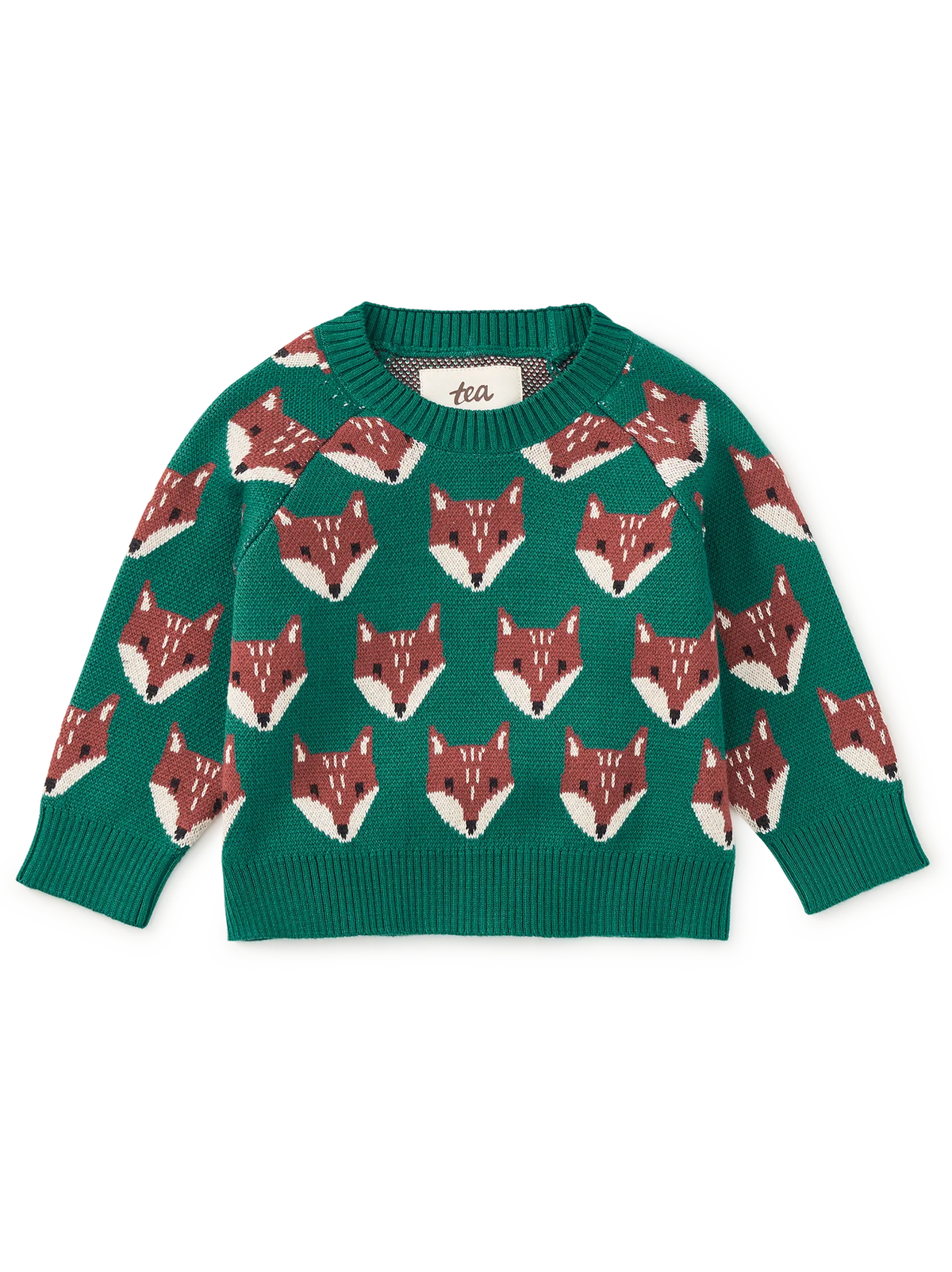 Long Sleeve Knit Sweater // Family Fox
