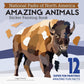 National Parks of N.America AMAZING ANIMALS Sticker Painting