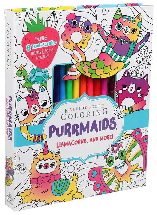 Kaleidoscope Coloring: Purrmaids, Llamacorns, and More! by Editors of Silver Dolphin Books