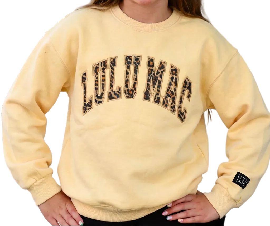 Lulu Mac Sweatshirt // Butter & Leopard