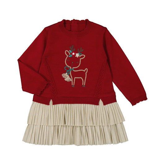 Cable Dress // Reindeer 2911-40